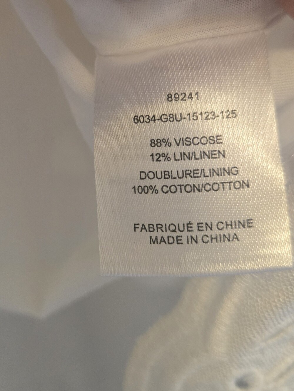 Melanie Lyne Scalloped Hem Maxi Skirt Size 10 Porcelain (White) Linen Blend - Picture 11 of 13